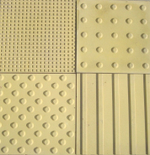 Тактильная плитка бетонная 300х300х60