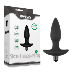 Классическая анальная пробка с вибрацией Fantasy Anal Plug