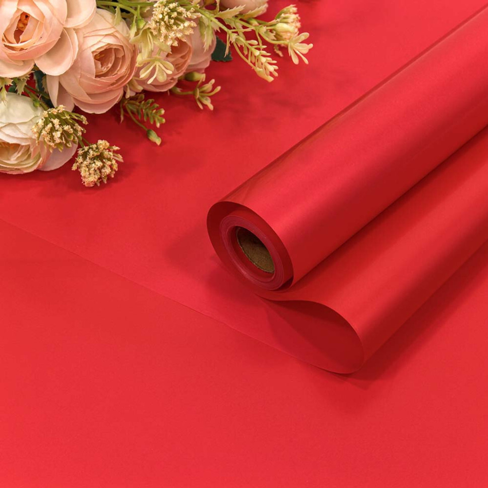 Пленка В рулоне 10 м х 58 см "Корейская" (Красный)