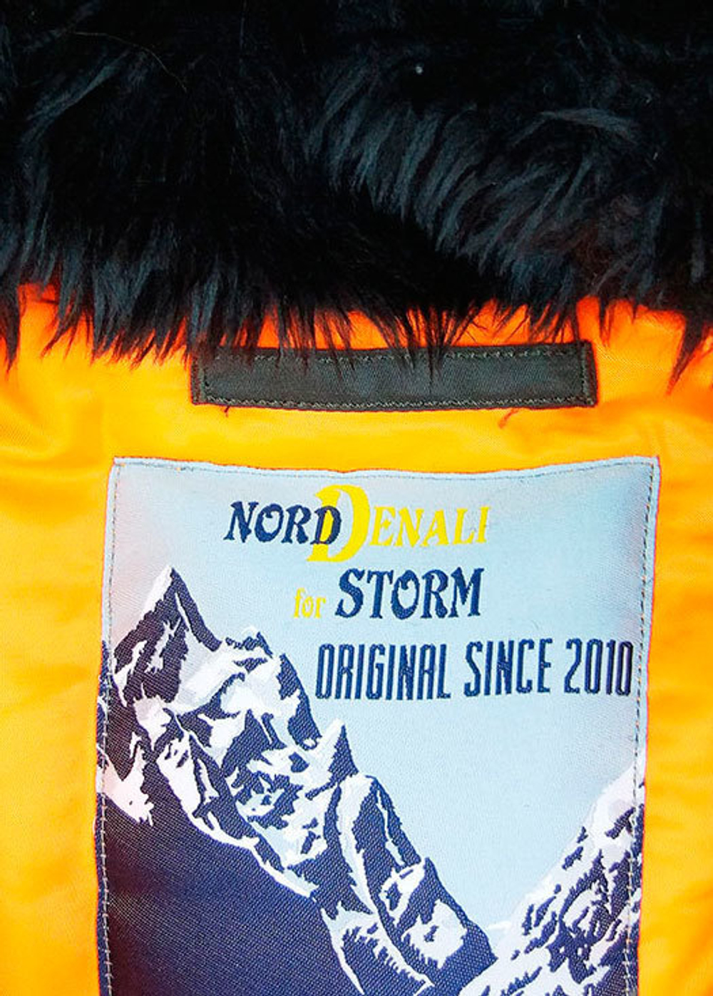 Куртка Аляска N-3B  Husky Denali (синяя - r.blue/orange)
