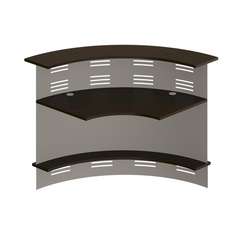 Модуль ресепшен 90 градусов с экраном угловой ФР 469 ВТ + ФР 487ХР