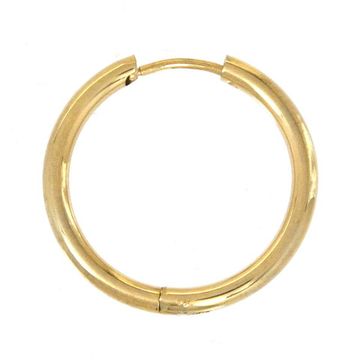 Серьга кольцо золото (2,0*16) мм