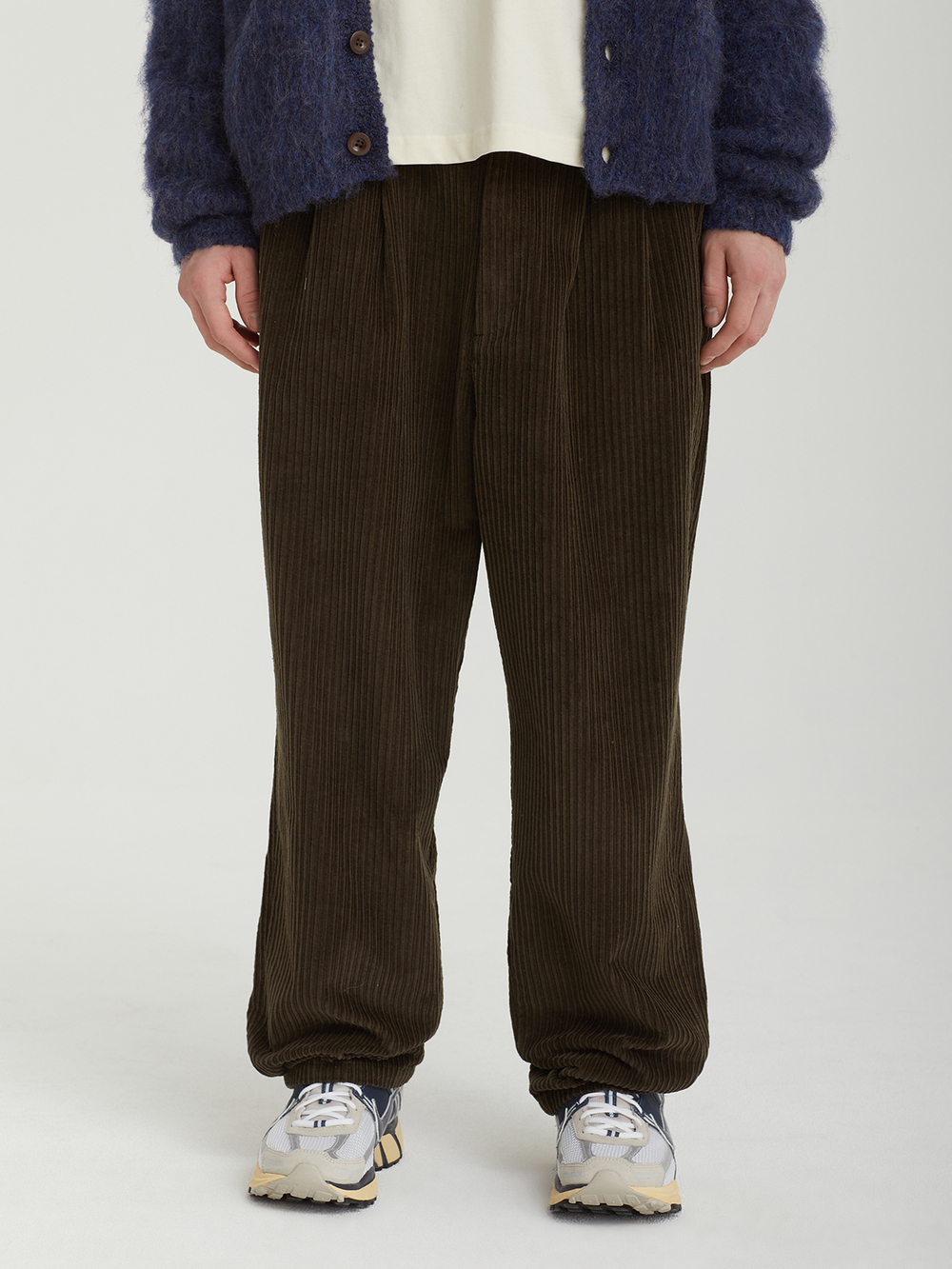 Мужские Брюки Cord Tucked