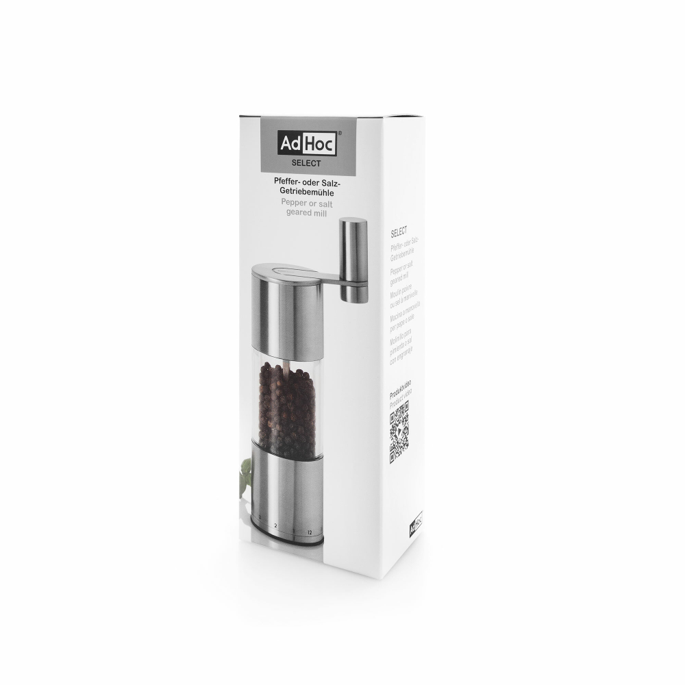 Мельница для перца и соли 4.5х20см AdHoc Select упаковка