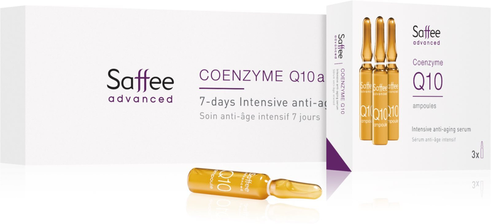 Saffee Advanced Coenzyme Q10 Ampoules - ампулы - 7-дневная интенсивная терапия с коэнзимом Q10 /   / GTIN 3760275383242