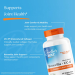 Doctor's Best, босвеллия и UC-II®, 60 растительных капсул