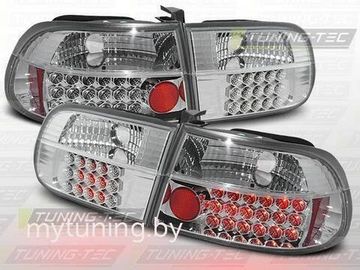 Задние фонари Honda Civic 5 chrome led