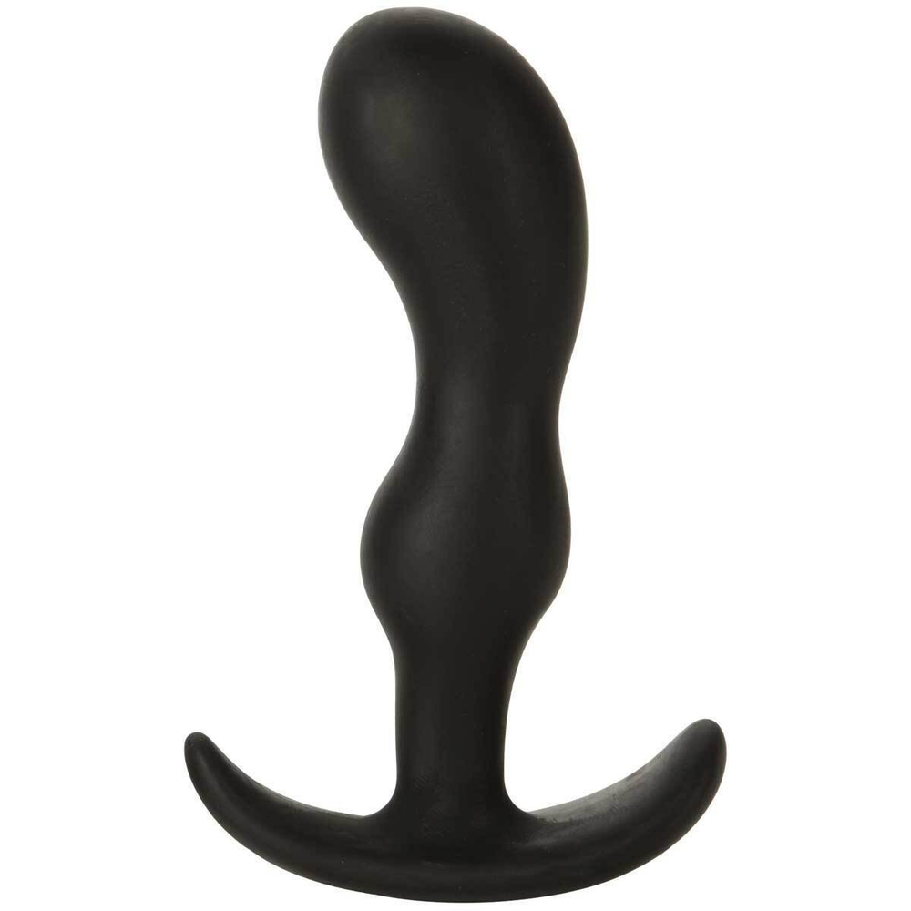 Черная анальная пробка для ношения Mood Naughty 2 4.5 Silicone - 11,4 см. (Цвет: черный)