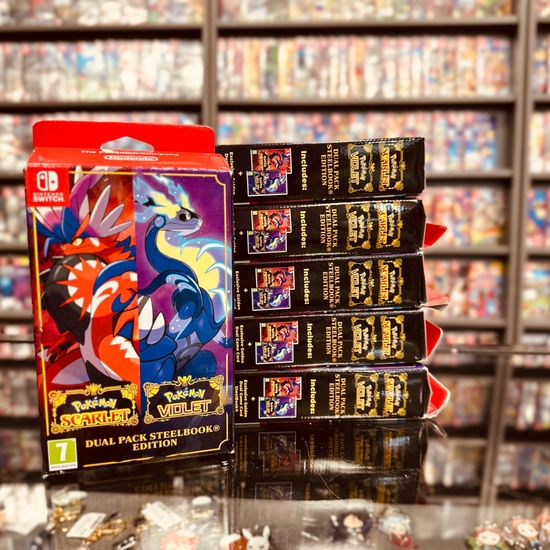 Pokémon Scarlet & Pokémon Violet Dual Pack Steelbook Edition [Nintendo Switch, английская версия]