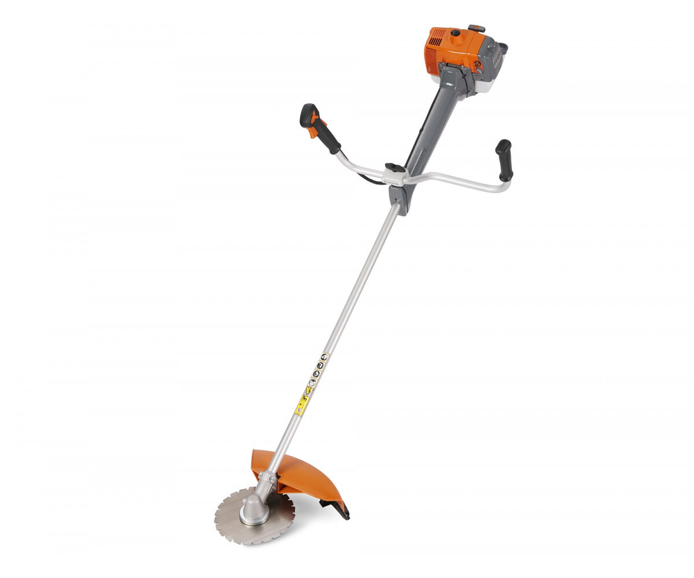 Кусторез-мотокоса FF450 HOLZFFORMA (44.3 см³, 2.1 кВт/2.9 л.с., диск 24 зуба, нож 3T, леска 3.0 мм AutoCut 46-2, 8.0 кг) бензокоса, бензиновый триммер садовый