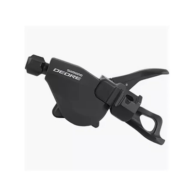 Шифтеры 2х9 скор, DEORE, для крепления к тормозным ручкам, без хомута, черные, б/уп.