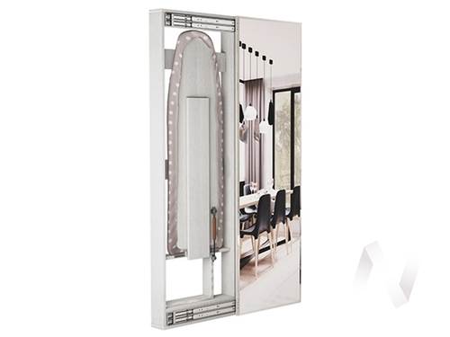 Гладильная доска Смарт купе с зеркалом (лоредо)