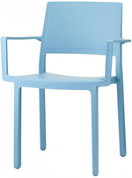Кресло пластиковое Scab Design Kate, голубой