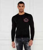 Шерстяной свитер Dsquared2 - черный(S74HA1528 D13086)