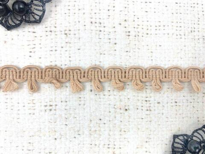 Тесьма отделочная, 1,5 см, бежевый