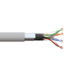 Кабель витая пара TERACOM PRO Cat.6 F/UTP 4 пары solid 23AWG оболочка LSZH нг(А)-HF цвет серый (упак. 305м) (305.00 шт.)