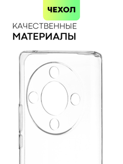 Чехол BROSCORP для Honor X9b (арт.HW-HX9B(5G)-TPU-01-TRANSPARENT )