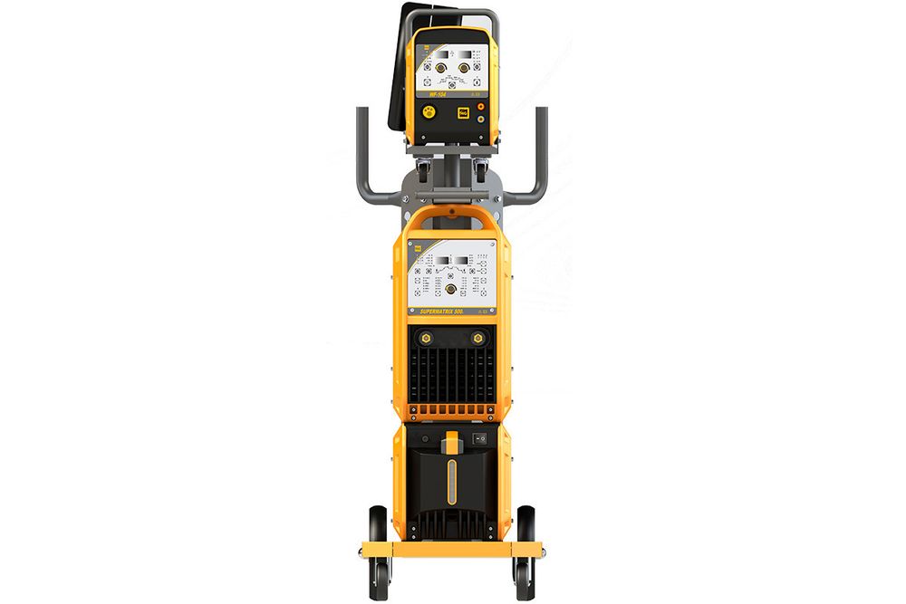 Сварочный полуавтомат HUGONG SUPERMATRIX 500 III - [380В / 10-500А / MIG/MAG] блок охлаждения / тележка