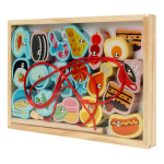 Развивающая игрушка деревянная Рыбалка прос, C-41900