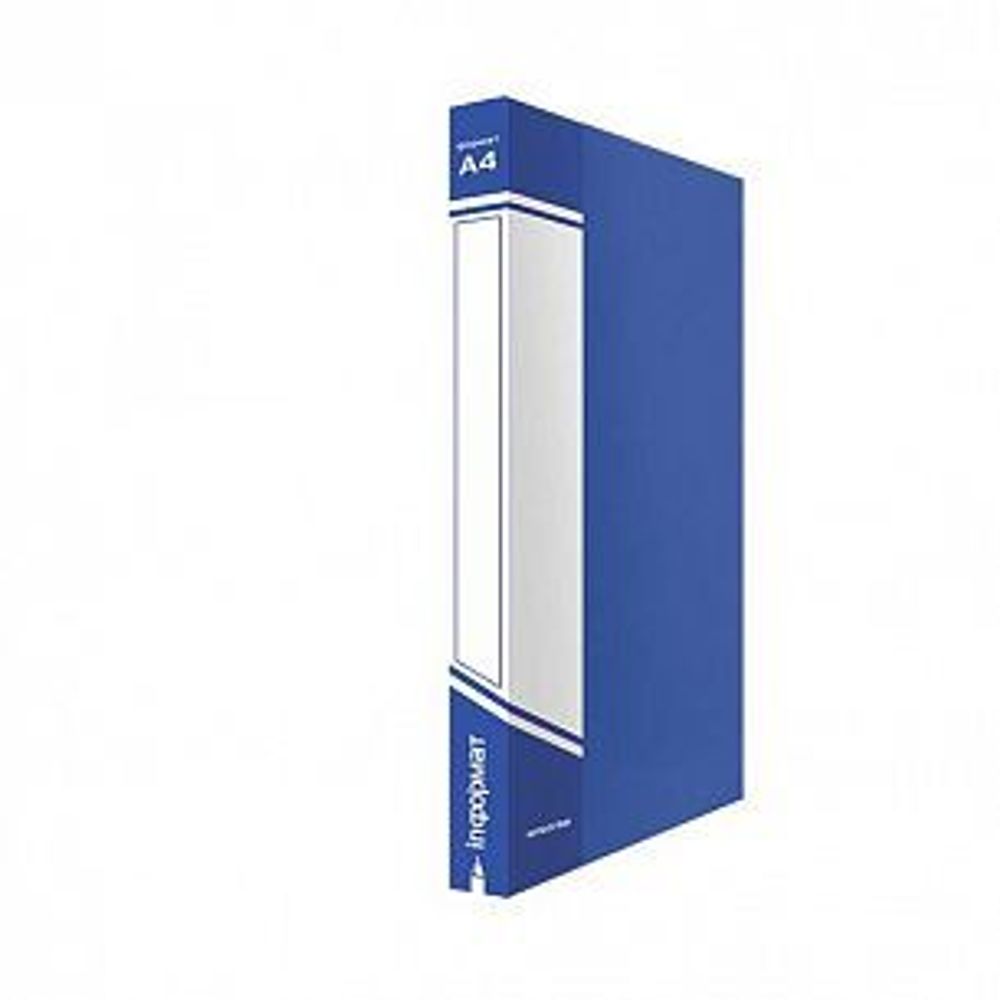 Папка с кольцами inФОРМАТ А4 2 кольца 700 мкм 25 мм синий пластик