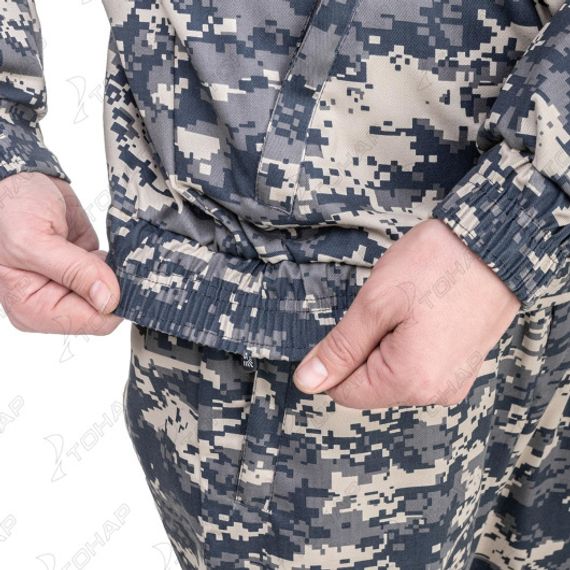 Костюм летний антимоскитный Тайган, цв.серый пиксель р.48-50/170-176 (T-KS-T-GP5072-L-1) Helios