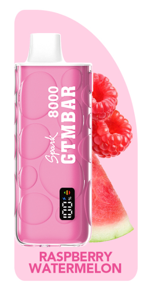 Купить Одноразовый Pod GTM Bar Spark - Raspberry Watermelon (8000 затяжек)