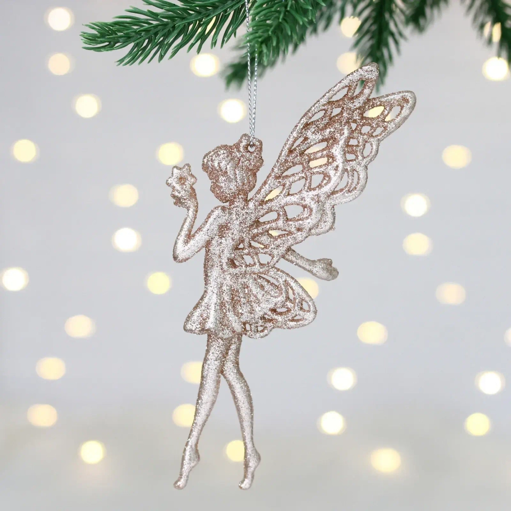 Подвеска «Сказочная фея» 16*7 см, Розовое золото