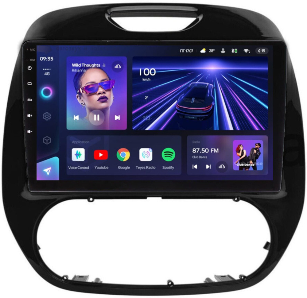 Магнитола для Renault Kaptur 2016+ - Teyes CC3 Android 10, ТОП процессор, 4/32 Гб, CarPlay, SIM-слот