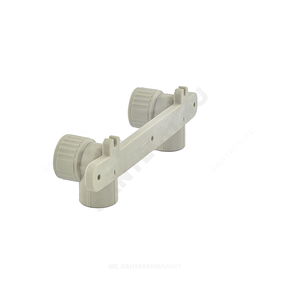 Планка монтажная PP-R серая Дн 20х1/2" ВР под смеситель VALFEX 10124020Г