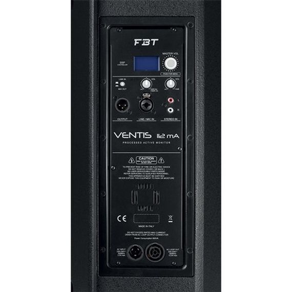 FBT VENTIS 112MA - активный монитор, 900Вт, динамик 12 дюймов