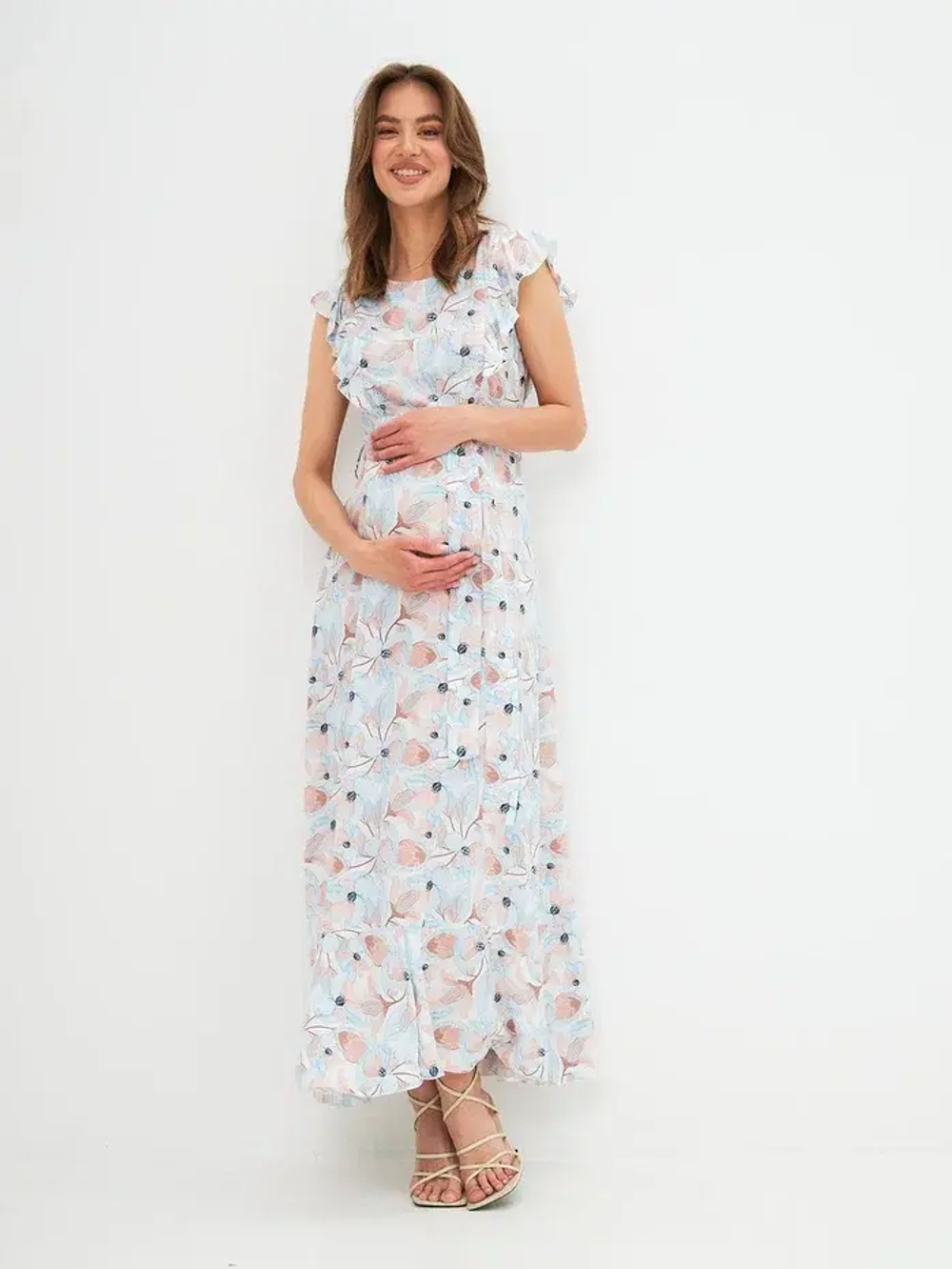 Платье "Крис"для беременным и кормящим мамам