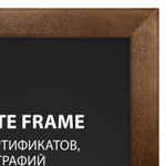 Рамка 21х30 см дерево багет 14 мм BRAUBERG "Elegant" грецкий орех акриловый экран (4 штуки в упаковке)