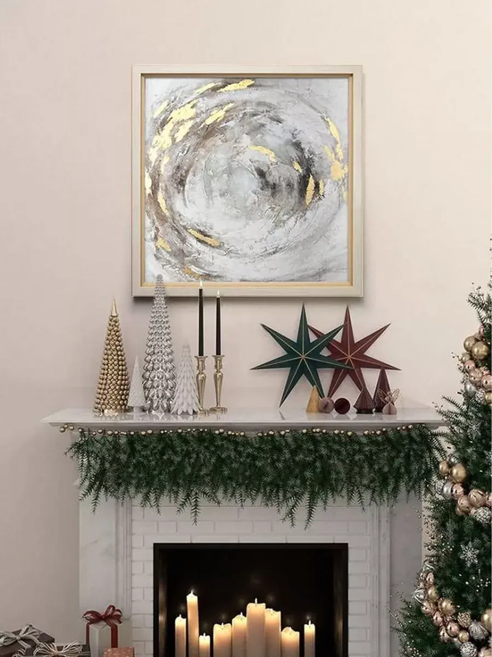 Картина на стену интерьерная на холсте 60*60 см