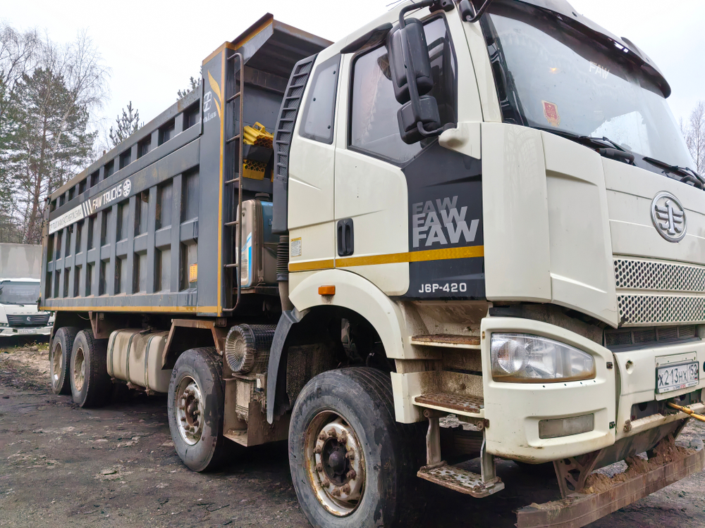 FAW J6 8x4 Самосвал СА3310Р66K24T4E5 (Дизельный, 11,1 л, 420 л.с., МТ)