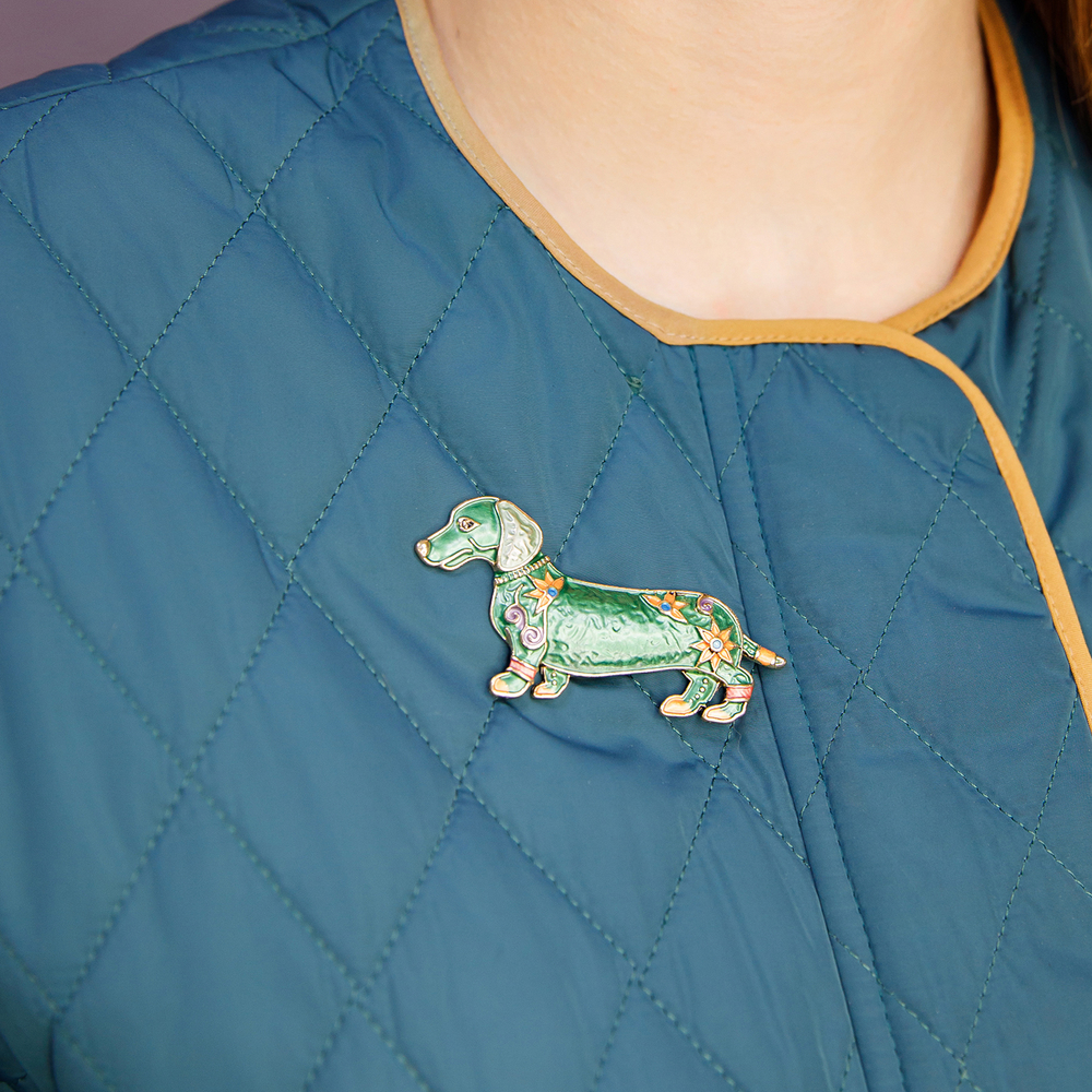 Брошь Shadore Такса XZ0711.16 G/G