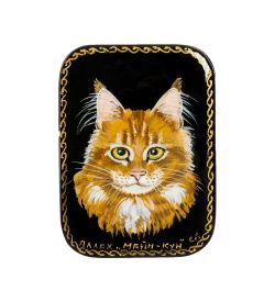 Народные промыслы ШК-95/14-A Шкатулка «Кошка»