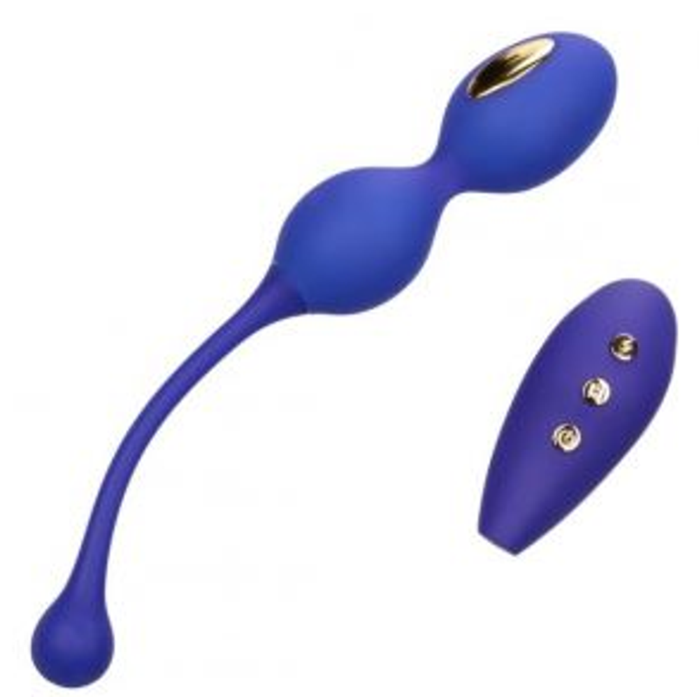 Фиолетовые виброшарики с электростимуляцией Impulse Intimate E-Stimulator Dual Kegel