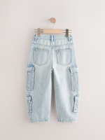 Джинсы карго для мальчика Next E41-856, Голубой