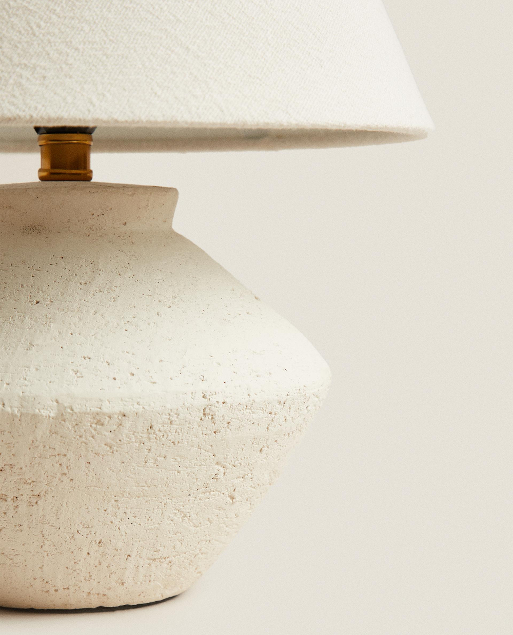 Zara Home Настольная лампа, цвет экрю, 27 см