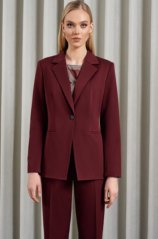 1838 Жакет женский (бордовый)