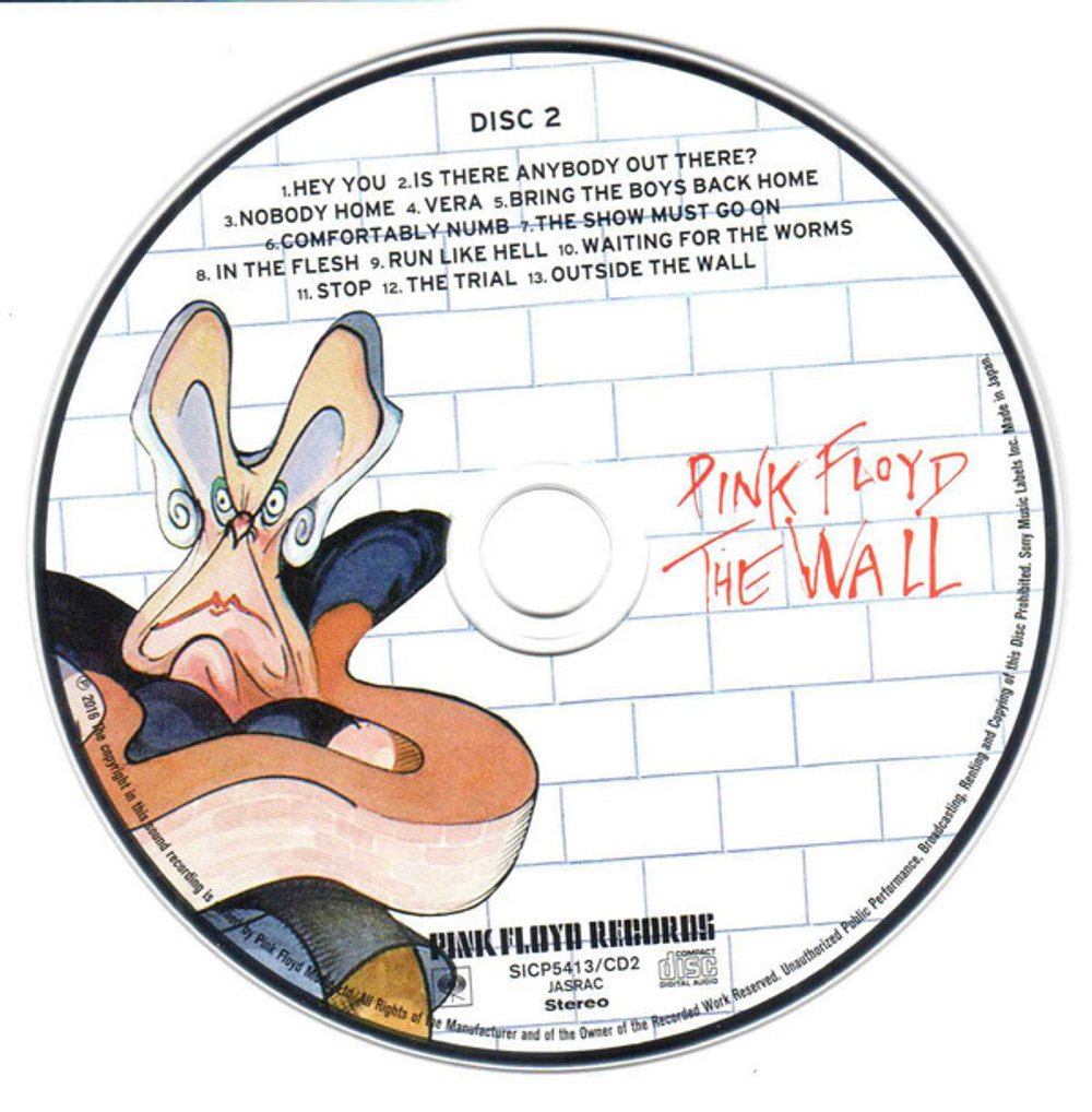 Pink Floyd / The Wall (2 Mini LP CD)