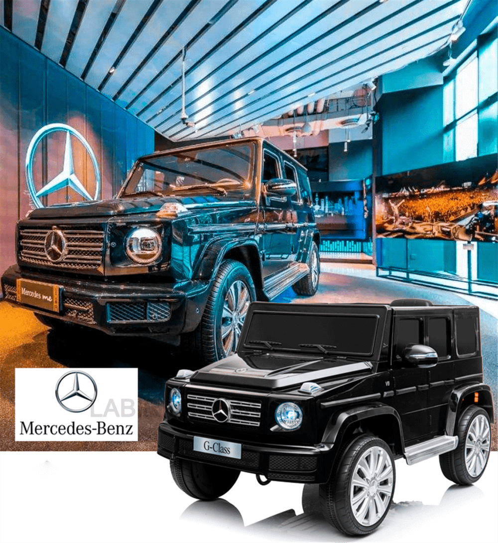 Электромобиль детский "Mercedes-Benz G500" 12V, красный
