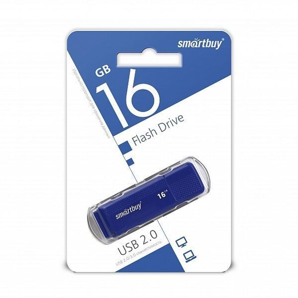 16GB USB Smartbuy Clue Blue