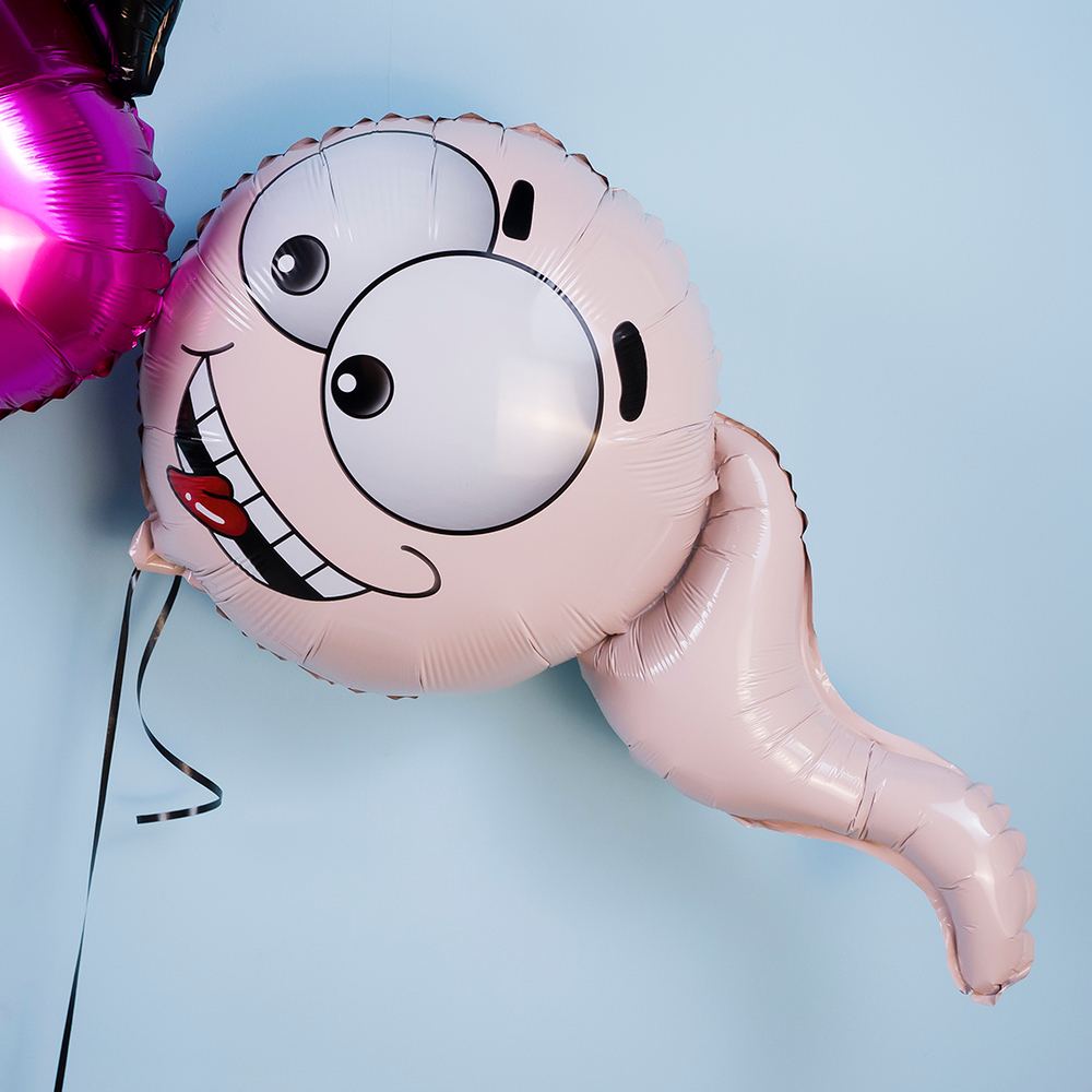 Фольгированный шар-фигура «Головастик», 69 см