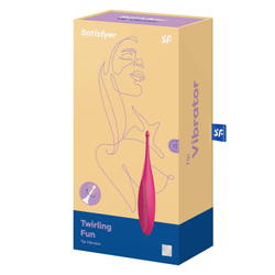Перезаряжаемый точечный вибромассажер Satisfyer Twirling Fun, пурпурный