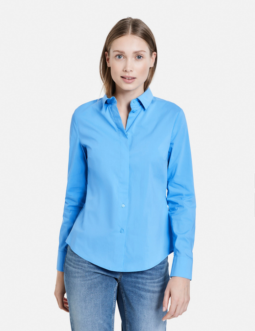 Приталенная рубашка из хлопка