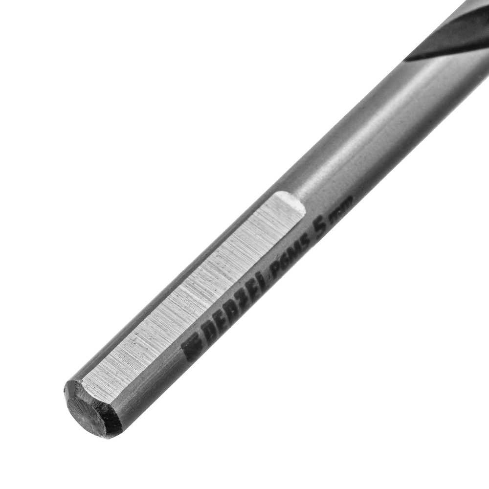Сверло спиральное по металлу 5 x 86мм, Р6М5, Golden Tip, многогранная заточка Denzel