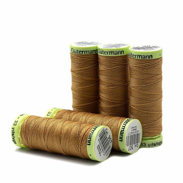 Нитки отделочные Gutermann Top Stitch 30 (30 метров), 5 кат. | 307 св.бежевая охра