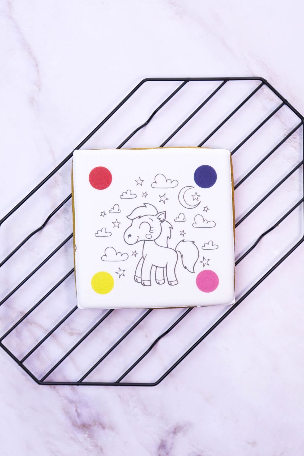 Раскраска на пряники 10см