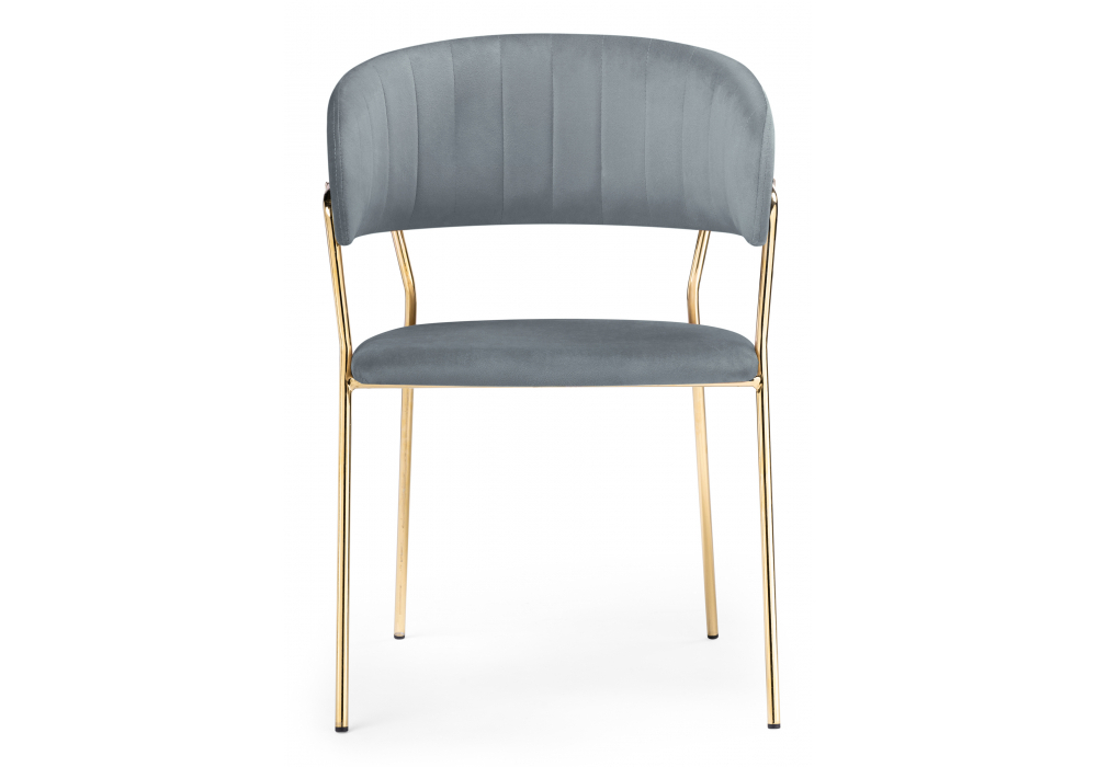 Стул на металлокаркасе Woodville Kamelia gold, gray